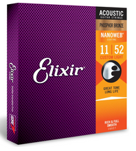 Load image into Gallery viewer, Elixir Acoustic Guitar Strings - Phosphor Bronze with NANOWEB® Coating