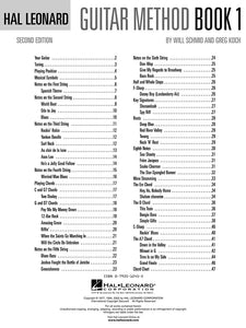 Hal Leonard Guitar Method Book 1 – Second Edition Book/Online Audio Pack