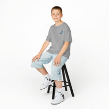 Load image into Gallery viewer, New Song Studio Kids Sizes T-Shirt — Guitar &amp; Bird Camp Tee Psalm 33:3 Shirt ("Music Camp" design)