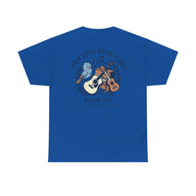 Load image into Gallery viewer, Music Camp T-Shirt — Guitar &amp; Bird Camp Tee ("Music Camp" design)