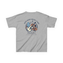 Load image into Gallery viewer, New Song Music Camp Kids T‑Shirt — Psalm 33:3 Camp Choir Tee