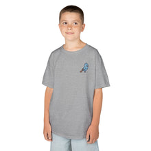 Load image into Gallery viewer, New Song Studio Kids Sizes T-Shirt — Guitar &amp; Bird Camp Tee Psalm 33:3 Shirt ("Music Camp" design)