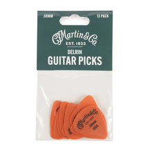 Load image into Gallery viewer, Martin Delrin Guitar Pick Pack 18A0153 ORANGE - .60MM - 12 Pack