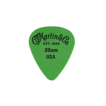 Load image into Gallery viewer, Martin Delrin Guitar Pick Pack 18A0155 GREEN - .88MM - 12 Pack