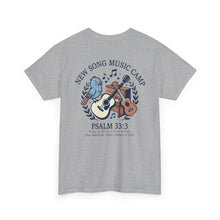 Load image into Gallery viewer, Music Camp T-Shirt — Guitar &amp; Bird Camp Tee ("Music Camp" design)