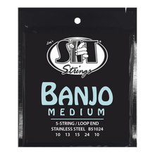 Load image into Gallery viewer, S.I.T. Banjo Strings | SIT 5 String Stainless Steel Loop End