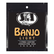 Load image into Gallery viewer, S.I.T. Banjo Strings | SIT 5 String Stainless Steel Loop End
