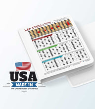 Load image into Gallery viewer, Lap Steel G High Bass Tuning (GBDGBD) Scale &amp; Fretboard Chart