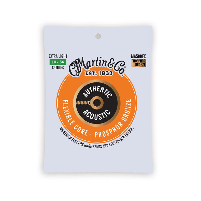 Martin Authentic Acoustic Flexible Core Phosphor Bronze Guitar Strings