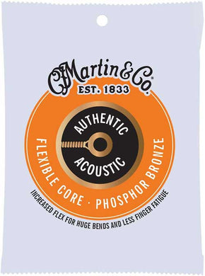 Martin Authentic Acoustic Flexible Core Phosphor Bronze Guitar Strings