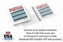 Load image into Gallery viewer, Nashville Number System Chart – Chord Progressions &amp; Music Theory – 8.5x11
