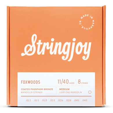 Stringjoy Foxwoods | Medium Gauge (11-40) Coated Phosphor Bronze Mandolin Strings