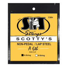 Load image into Gallery viewer, S.I.T. Lap Steel Guitar Strings | Ath 6 String (15-34 ) SC6A6TH | Nickel Semi-Flat wound Non-Pedal Guitar Strings
