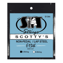 Load image into Gallery viewer, S.I.T. Lap Steel Guitar Strings | E13th 6 String (10-30 ) SC6E13TH | Nickel Semi-Flat wound Non-Pedal Guitar Strings
