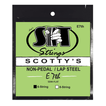 Load image into Gallery viewer, S.I.T. Lap Steel Guitar Strings | E7th 6 String (15-38) SC6E7TH| Nickel Semi-Flat wound Non-Pedal Guitar Strings