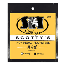Load image into Gallery viewer, S.I.T. Lap Steel Guitar Strings | A6th 8 String (15-56) SC8A6TH | Nickel Semi-Flat wound Non-Pedal Guitar Strings