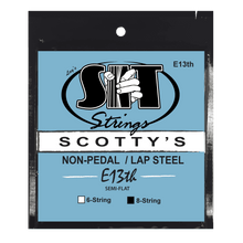 Load image into Gallery viewer, S.I.T. Lap Steel Guitar Strings | E13th 8 String (10-36) SC8E13TH | Nickel Semi-Flat wound Non-Pedal Guitar Strings