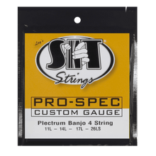 Load image into Gallery viewer, S.I.T. Plectrum Banjo Strings | 4 String (11-26) PB41126 | SIT STAINLESS STEEL LOOP END