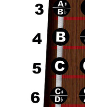 Load image into Gallery viewer, Violin Fingerboard Poster – Nashville Numbers &amp; Circle of 5ths Charts