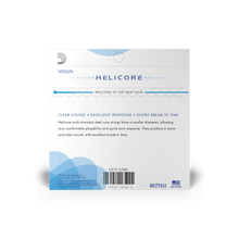 Load image into Gallery viewer, D'Addario Helicore Violin Strings | H310 4/4M Medium Tension Stranded Steel Core