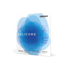 Load image into Gallery viewer, D'Addario Helicore Violin Strings | H310 4/4M Medium Tension Stranded Steel Core
