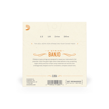 Load image into Gallery viewer, D'Addario Irish Tenor Banjo Strings | EJ63i 4 String Medium Loop End Nickel (12-36)