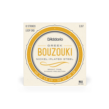 Load image into Gallery viewer, D'Addario Greek Bouzouki Strings | EJ97 8 String Loop End Nickel (10-28)