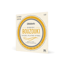 Load image into Gallery viewer, D'Addario Greek Bouzouki Strings | EJ97 8 String Loop End Nickel (10-28)